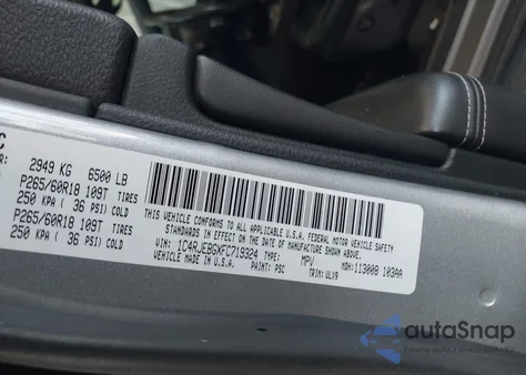 2015 Jeep Grand Cherokee Limited from USA, damaged, VIN 1C4RJEBGXFC719324